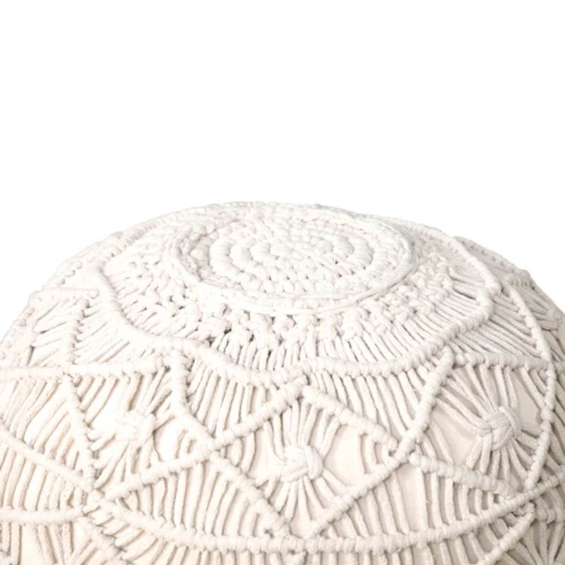 Mystic Macrame Pouf