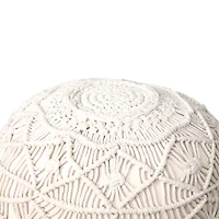 Mystic Macrame Pouf