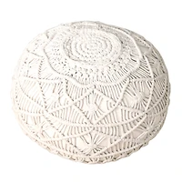 Mystic Macrame Pouf