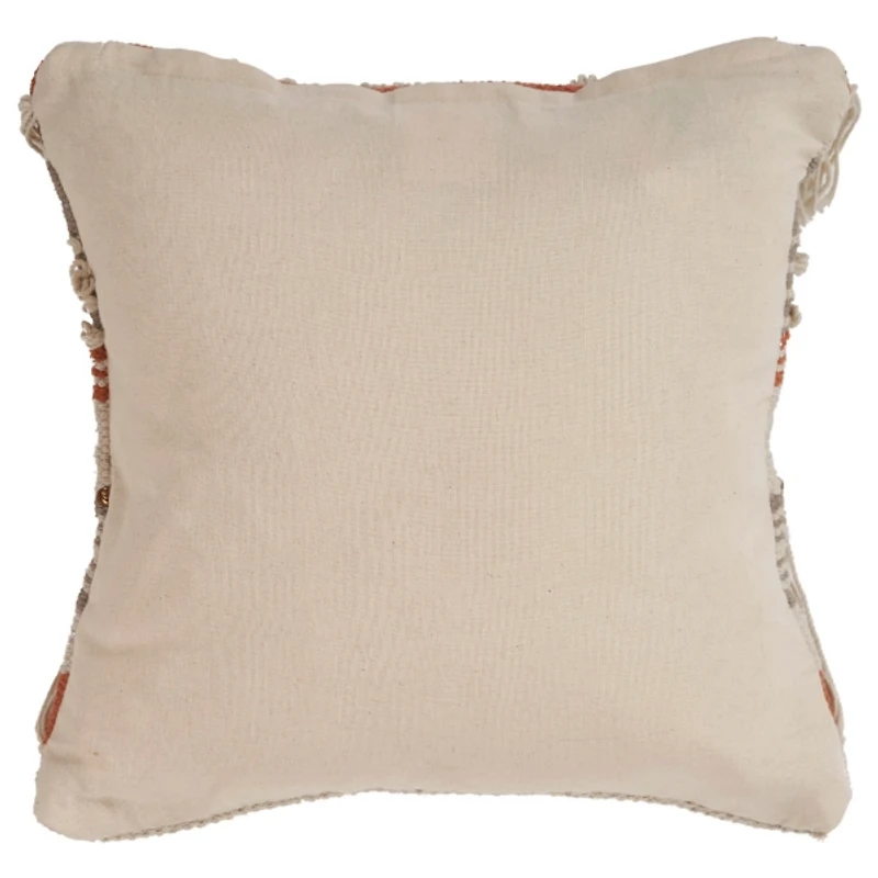 Spice and Natural Chic Fringe Pillow