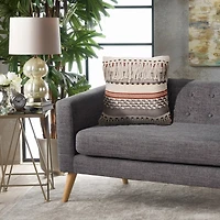 Spice and Natural Chic Fringe Pillow