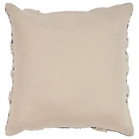 Textured Blue Stripe Pillow