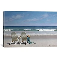 Tide Watching Canvas Art Print