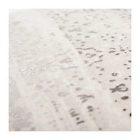 Silver Stripe Cotton Pillow