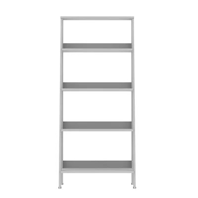 White 4-Tier Ladder Bookshelf