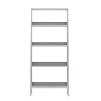 White 4-Tier Ladder Bookshelf