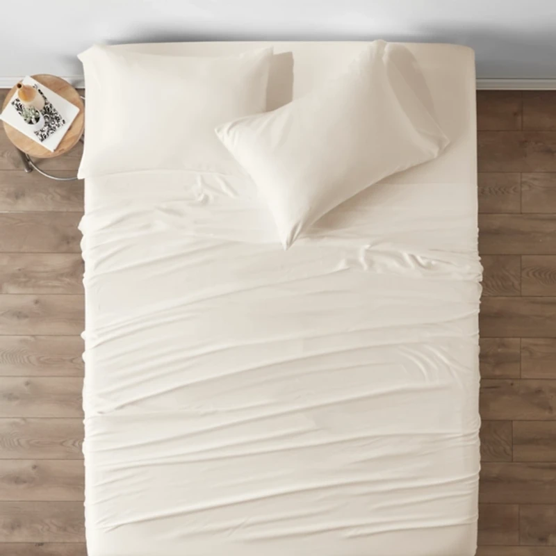 Ivory Bamboo 4-pc. California King Sheet Set