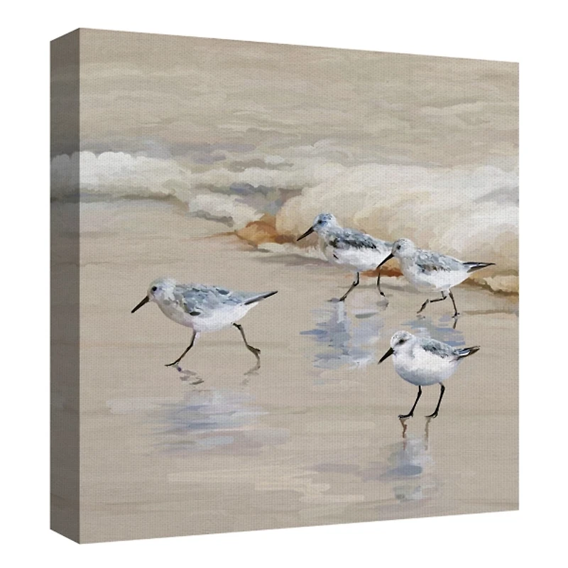 Sandpiper Beach I and II Art Prints, Set of 2