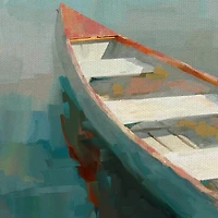 Coral Canoe I Canvas Art Print