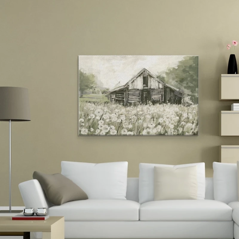 Dandelion Barn Canvas Art Print