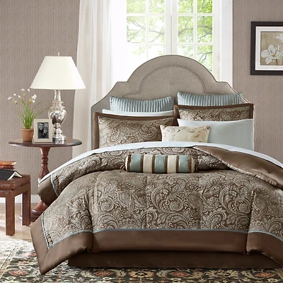 Blue Whitney 12-pc. Queen Bedding Set