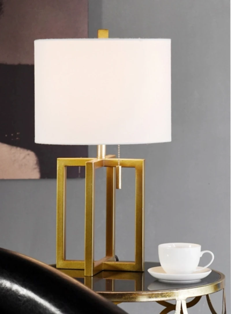 Gold Finish Table Lamp