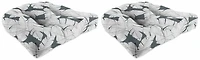 Carano Stone Outdoor Wicker Cushions, Set of 2