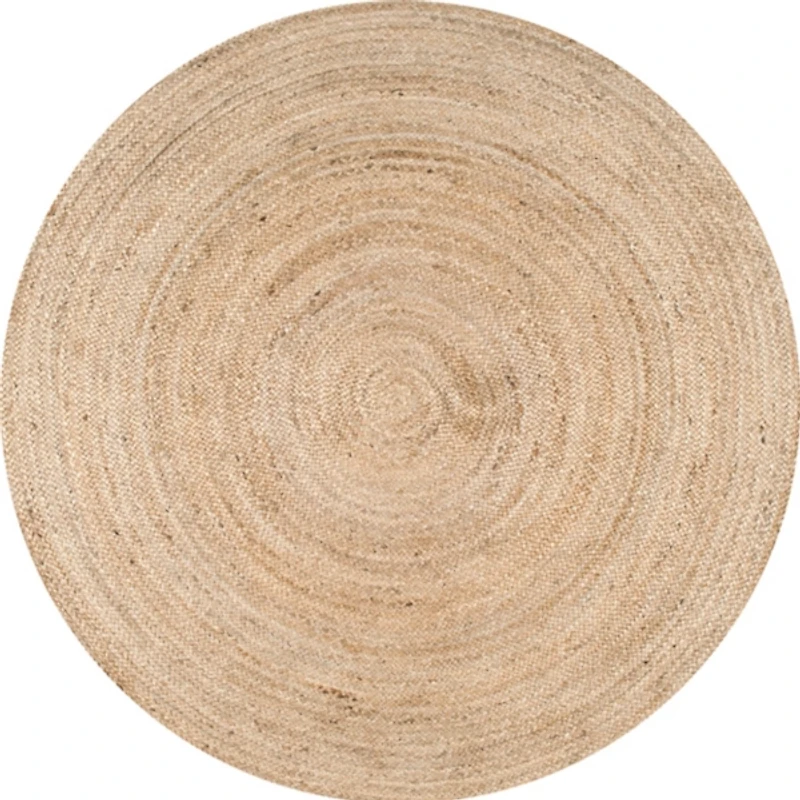 Natural Reno Woven Round Area Rug
