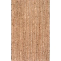 Natural Solid Addy Area Rug, 5x8
