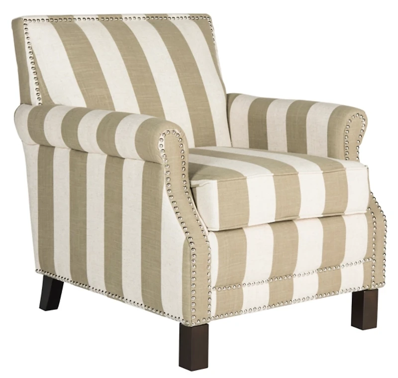 Esther Club Chair with Awning Stripes