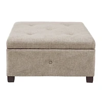 Lila Tufted Sand Storage Ottoman
