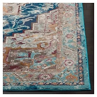 Deep Blue Arkin Transitional Area Rug, 5x8