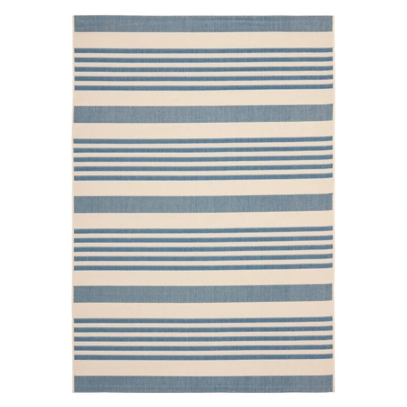 Blue Courcy Transitional Outdoor Area Rug