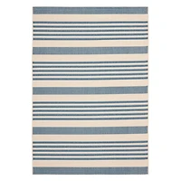 Blue Courcy Transitional Outdoor Area Rug