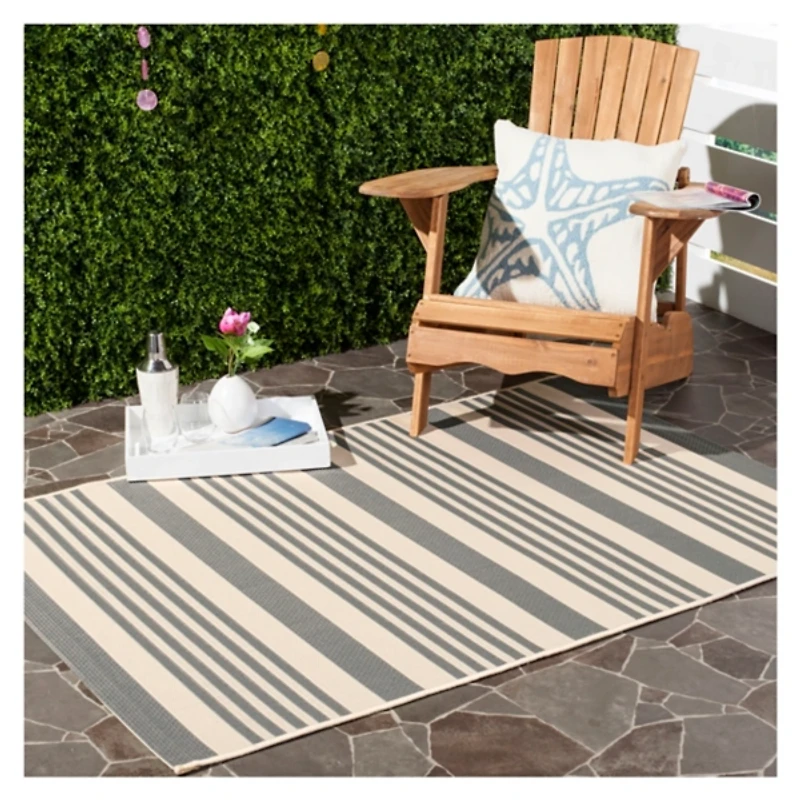 Bone Courcy Transitional Outdoor Area Rug