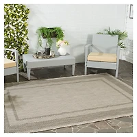Beige Courcy Transitional Outdoor Area Rug
