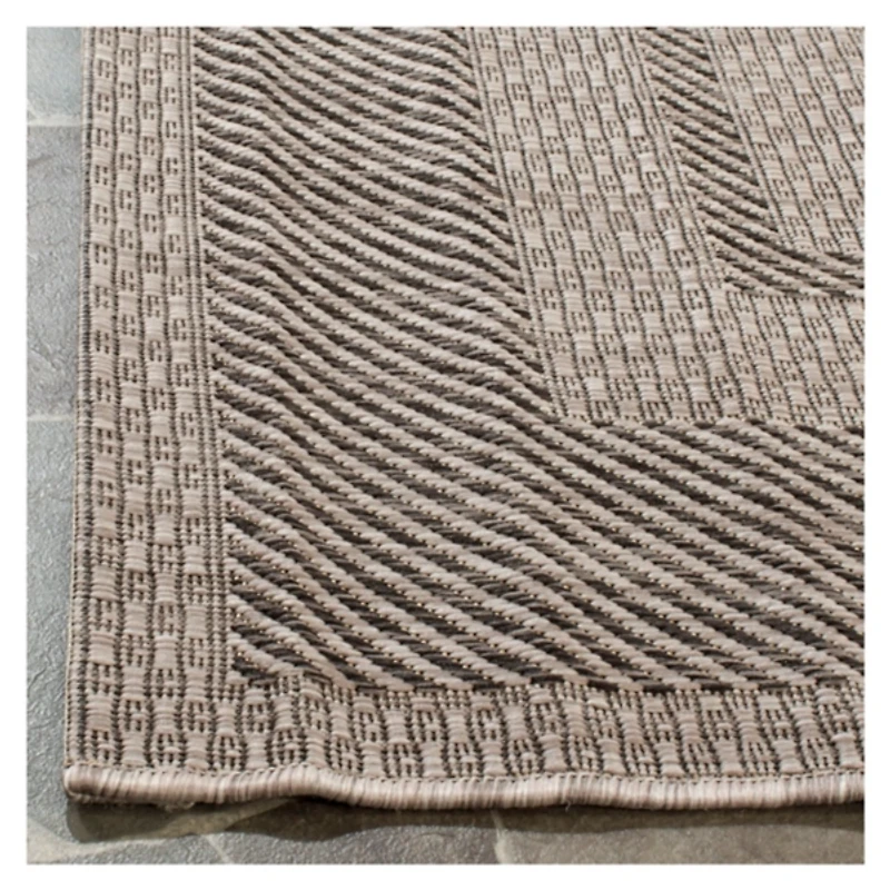 Beige Courcy Transitional Outdoor Area Rug