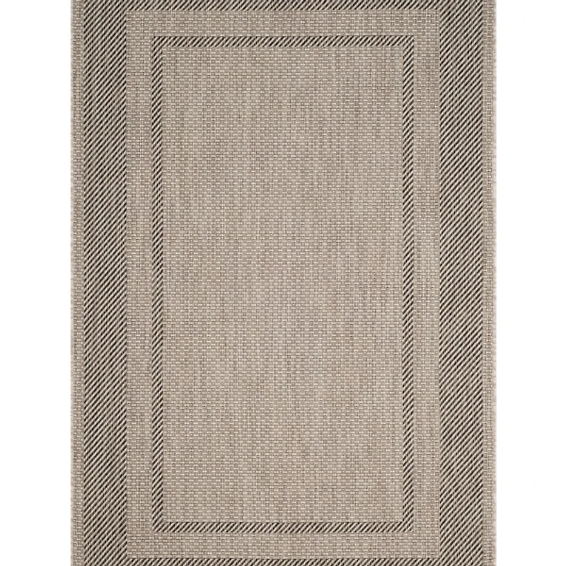 Beige Courcy Transitional Outdoor Area Rug