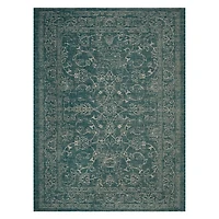 Turquoise Courcy Outdoor Area Rug, 8x11