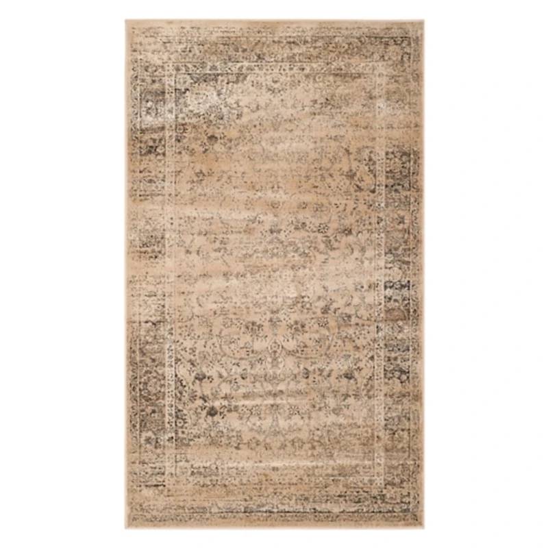 Warm Beige Vinton Traditional Accent Rug