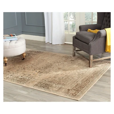 Warm Beige Vinton Traditional Area Rug
