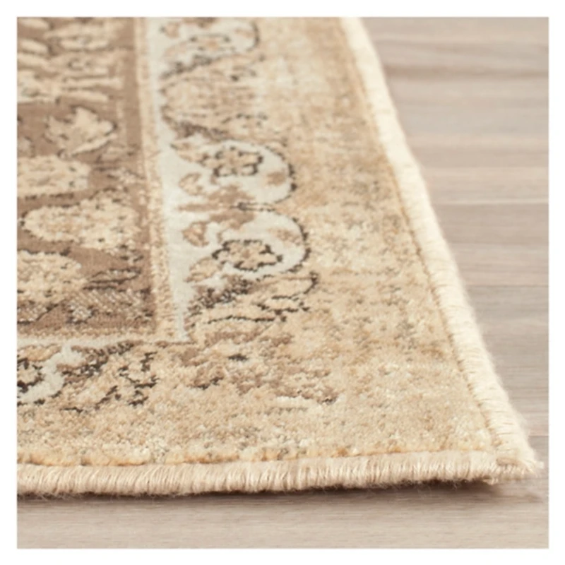 Warm Beige Vinton Traditional Area Rug