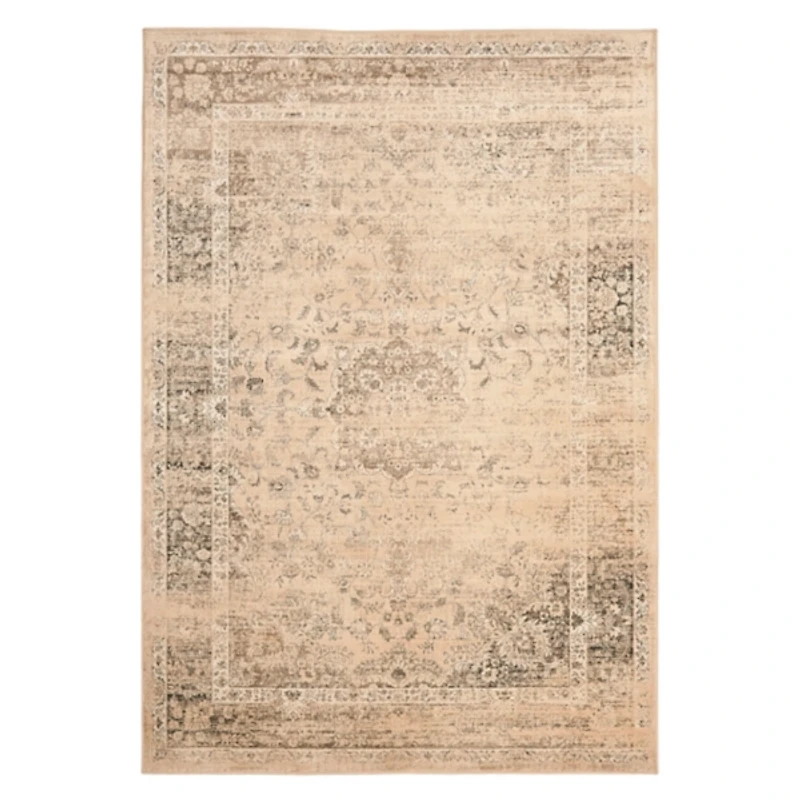 Warm Beige Vinton Traditional Area Rug