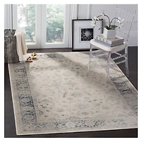 Stone Blue Vinton Traditional Area Rug