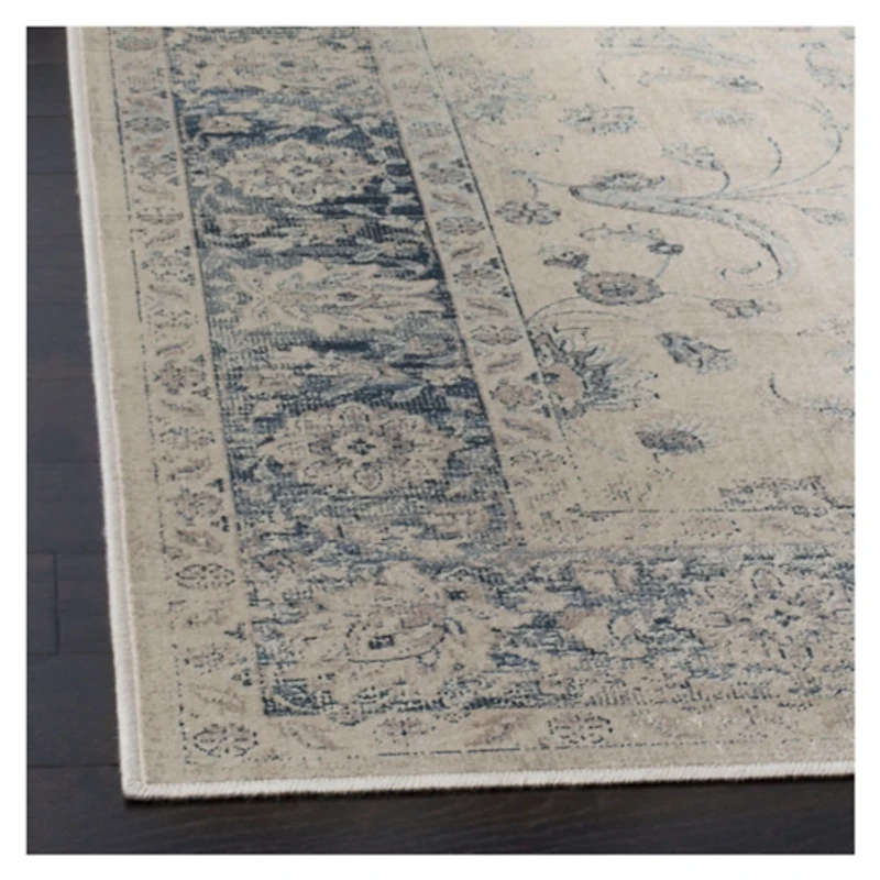 Stone Blue Vinton Traditional Area Rug