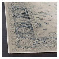 Stone Blue Vinton Traditional Area Rug