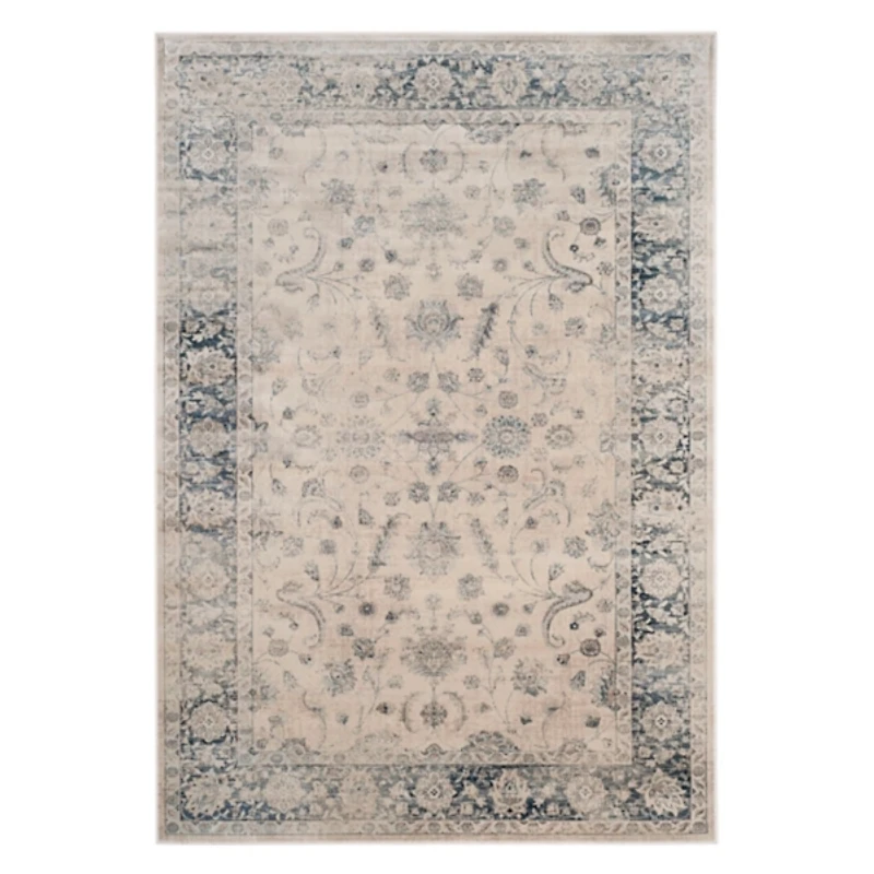 Stone Blue Vinton Traditional Area Rug