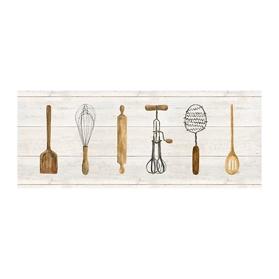 Vintage Utensils Panel Giclee Canvas Art Print