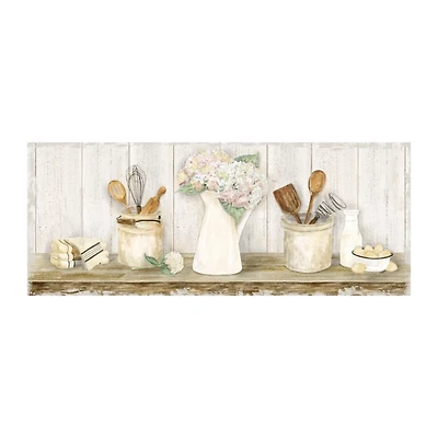 Vintage Kitchen Panel Giclee Canvas Art Print