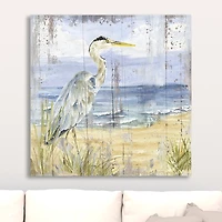 Rustic Birds of the Coast I Canvas Art Print