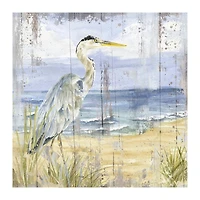 Rustic Birds of the Coast I Canvas Art Print