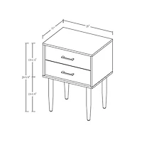 Black Mid-Century Modern Accent Table