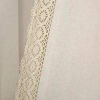 Ivory Rosalie Curtain Panel Set, 95 in.