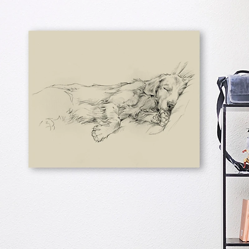 Dog Days III Canvas Art Print