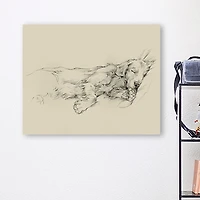 Dog Days III Canvas Art Print