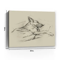 Dog Days IV Canvas Art Print