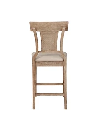 Ray Brown with Gray Wash Finish Counter Stool
