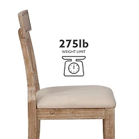 Ray Brown with Gray Wash Finish Counter Stool