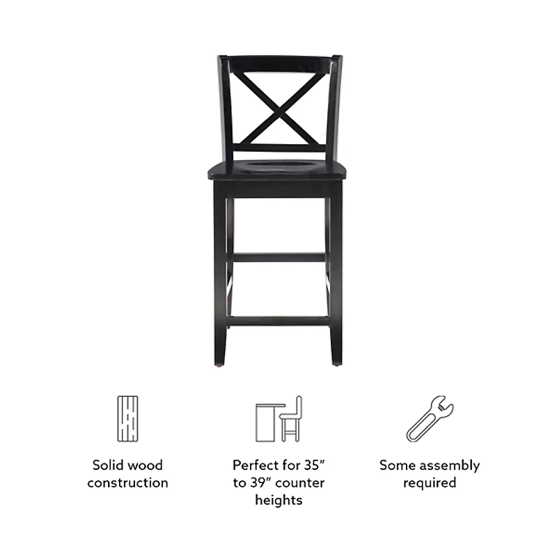 Carter X-Back Counter Stool