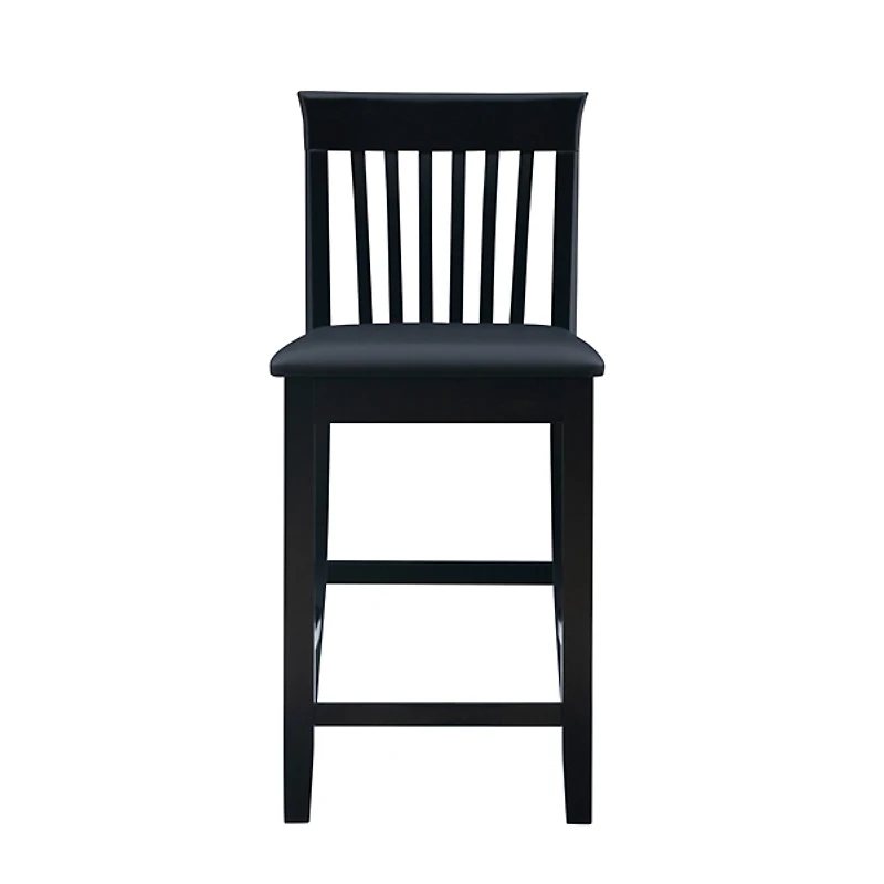 Black Jayden Craftsman Counter Stool